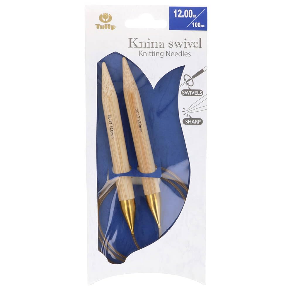 Tulip Knina Swivel Circular Knitting Needle 100 cm, 12.0 mm, 1 Unit