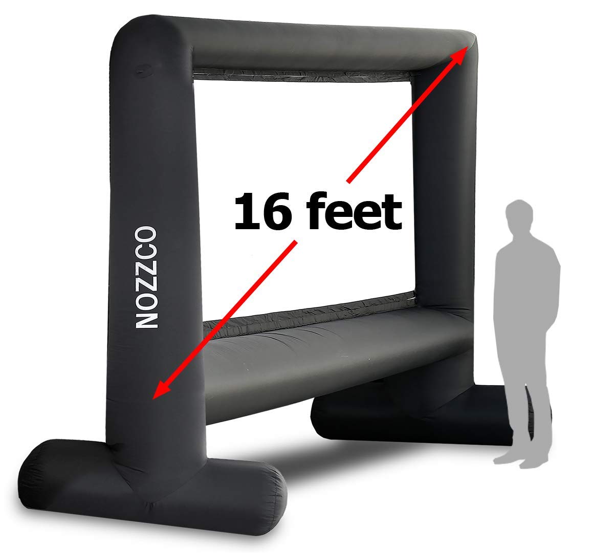 Nozzco 14 Ft Giant Inflatable Movie Screen BuiltIn Amazon.co.uk