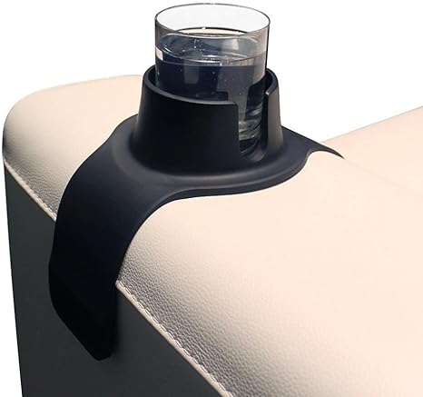 Pawaca Couch Cup Holder Silicone Sofa Armrest Weighted Drink