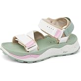 REEF Cross Shore Womens Casual Sport Sandal, Adjustable Straps, Supportive Footbed, No Slip Traction