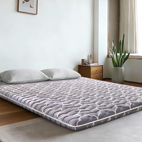 Vibe bear Premium Foam Japanese Futon Floor Mattress Twin Size 39"x 80",100% High Density Foam Comfortable Floor Mattress,3.2" Thicken Foldable Sleeping Pad,Dormitory Tatami Mat