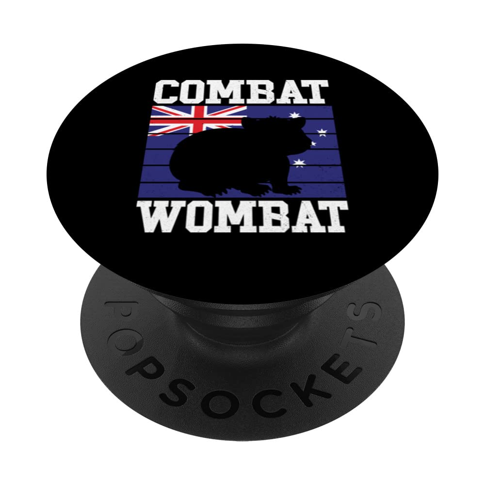 Combat Wombat For A Wombats Lover PopSockets Swappable PopGrip
