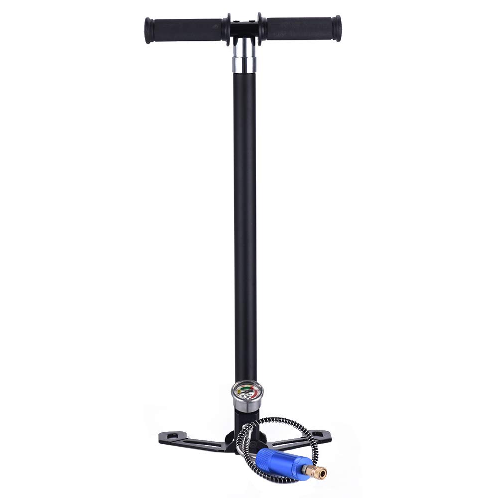 HUKOER high Pressure Hand Pump 4 Stage High Pressure Air Gun Rifle