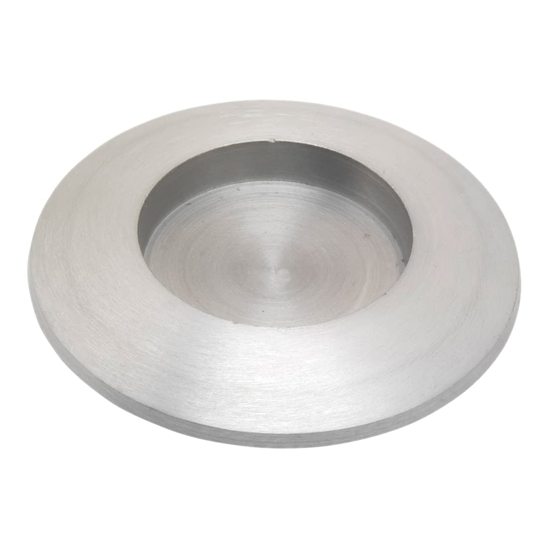 NKlaus Candle plate brass round Ø 5cm inside deco plate matt candle holder coaster with rim 10436