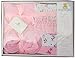 Big Oshi Unisex-baby Layette 5 Piece Gift Set, Pink, 0-3 Months