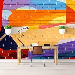 Wall Mural Simple and Mysterious Graffiti Art Removable Self-Adhesive Large Wallpaper - 66x96 inches