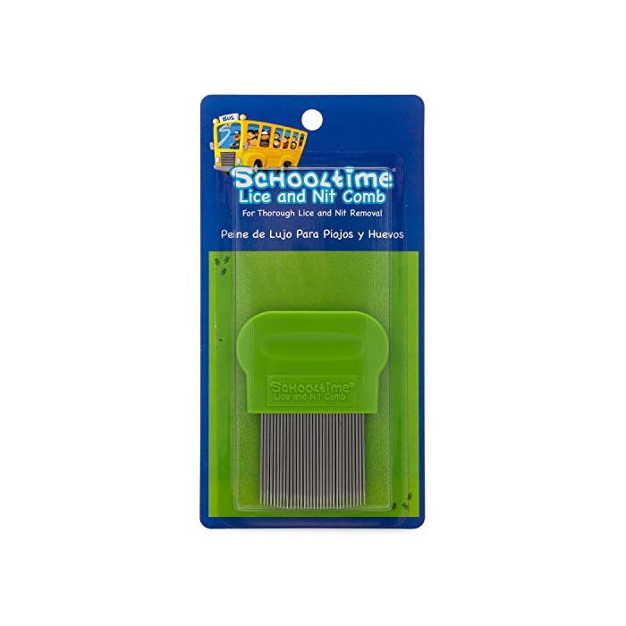 Schooltime Lice and Nit Comb to Protect Against Lice Reinfestation- 100% Effective for Eliminating Lice and Nits During…