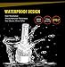 LASFIT 9005/HB3 LED Headlight Bulbs 72W 7600LM LED Headlight Conversion Kits Internal Driver Xenon White 6000K High Beam (Pack of 2)
