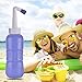 Travel Bidet Bottle- Portable Bidet Sprayer Mini Handheld Bidet for Personal Hygiene Care Bottom Wiper 450ml Capacity Water Resorvoir