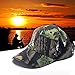 5 LED Light Camo Powercap Hat - Best Hands Free Solution - Camping - Hiking - Walking - Jogging - Plumbing - Auto Mechanics - High Beam Lights，Hands-Free Flashlight