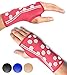 Sparthos Wrist Support Sleeves (Pair) – Medical Compression for Carpal Tunnel and Wrist Pain Relief – Wrist Brace for Men and Women (Medium, Flamingo Pink)