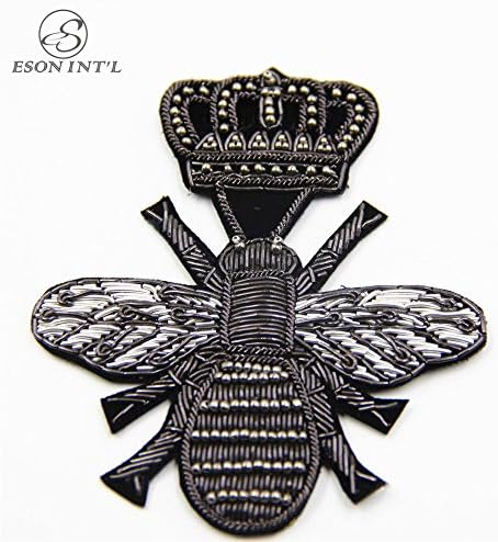 Hexapod Patch,Indina Silk Decorative Embroidered Patch,Iron on Patch,Sewing on Applique,Embroidered Patch for Garment(1pc)