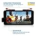 Mobile Game Controller | 2018 Bundle | Cellphone triggers Accessories for Shooting Games PUBG & Fortnite for Kids & Adults | iPhone & Android | Bonus – Wristband + Phone Ringthumb 1