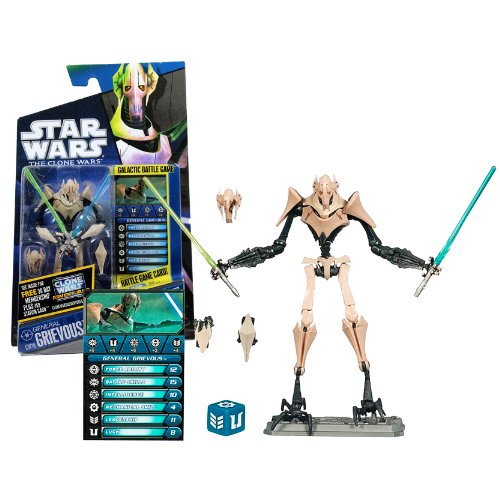 Star Wars 2010 Clone Wars Animated Action Figure CW No. 10 General Grievous