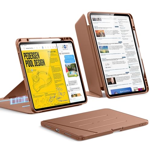 ESR für iPad Pro 13 Zoll Hülle M5/M4 (2025/2024), Flip-Serie, Braun