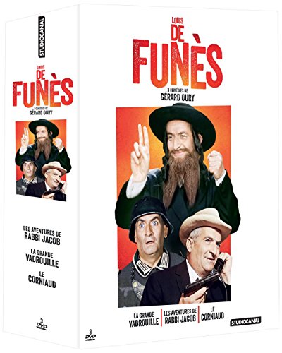 Louis De Funès, 3 Comédies De Gérard Oury : La Grande Vadrouille + Les Aventures De Rabbi Jacob + Le Corniaud - Pack