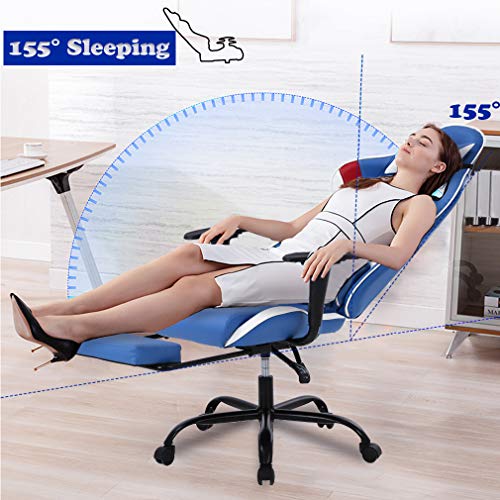 1 Ergonomic+High+Back+Executive+Leather+Computer