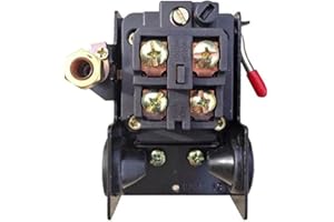 JAHYSHOW Air Compressor Pressure Switch Control 90-125 psi Single Port Heavy Duty 26A Replaces
