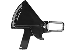 YINHING Body Caliper Tool, Body Muscle Monitor Skinfold Tester for Slimming Accurately Measure Body Content, Skin Fold Measuring Tape(black)