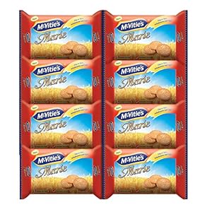 McVities Marie Biscuits With Goodness Of Calcium, 236.13g/250g -Pack Of 8 (weight may vary)