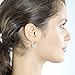 Julie's Jewelry Small fresh S925 silver star who meow cat tail drawing hypoallergenic Earrings