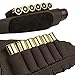 BRONZEDOG Leather Cartridge Buttstock Shotgun Shell Holder, Hunting Buttstock Ammo Holder Pouch Bag for Rifles, Shotgun Shell Pouch Shell Holder Stock
