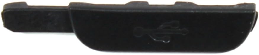 RBC USB Charging Dock Connector Port Cover For Samsung Galaxy S4 Active i9295 / i537 AT&T - Black