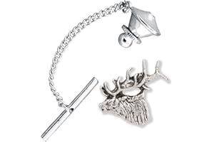 CREATIVE PEWTER DESIGNS Handcrafted Deer and Elk Pins for Hunting Enthusiasts - Antler Shed, Bugling, Mule, Whitetail, Blacktail - Pewter, Copper, Gold, Hand Painted - Made in USA