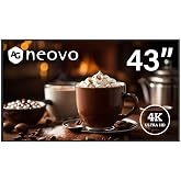 AG Neovo DS4351U 43 Inch 4K Commercial Digital Signage Display | 500-nit, 24/7 Use, 10+ CMS Apps, USB playback, Neovo Manager DMS