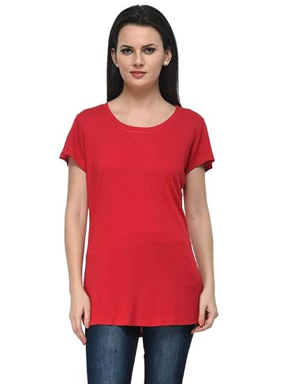Womens's Viscose Top(Red, XS-4XL)