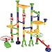 JOYIN 149 Pcs Marble Run Premium Set, Construction Building Blocks Toys, STEM Learning Toy, Educational Building Block Toy(109 Solid-Colors Plastic Pieces + 40 Glass Marbles)