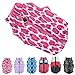 Sunward Fashion Winter Warm Leopard Skull Camouflage Puppy Pet Dog Clothes Harness Vest Jacket Coat Pets Clothing (Hot Pink leopard, S)