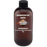 Berries in The Snow Fragrance Oil (Our Version of The Brand Name) (8 oz Bottle) for Candle Making, Soap Making, Tart Making, Room Sprays, Lotions, Car Fresheners, Slime, Bath Bombs, Warmers……