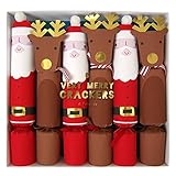 Meri Meri Set of 6 Santa & Reindeer Christmas Crackers 45-1862