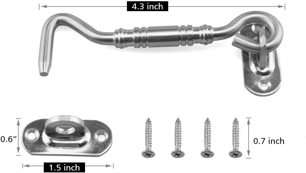 cabin hook and eye door latch window catch shed gate latch