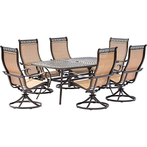 Hanover 7 Piece Dining Set with 6 Rockers & Dining Table