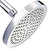 ShowerMaxx, Luxury Spa Series, 6 inch Round High Pressure Rainfall Shower Head, MAXX-imize Your Rainfall Experience with Easy-to-Remove Flow Restrictor Rain Showerhead, Polished Chrome Finish primary