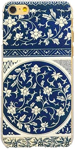 Etui Le Bon (tm) Case Cover for 4.7 Inch iPhone 6. Procelain print blue and white