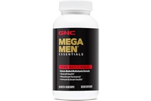 GNC Mega Men Essentials One Daily Multivitamin | Supports Overall Health and Muscle Performance | 60 Count
