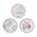 Talking Tables Truly Romantic Small Floral Disposable Plates, 12 count, 7 inches in 3 Designs for a Birthday or Tea Party