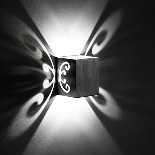 KuLio 1W Modern Wall Scone Light Fixture Up Down Led Decorative Lamp for Theater Studio Store Hall Porch Corridor