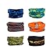 6pcs Assorted Seamless Outdoor Sport Bandanna Headwrap Scarf Wrap