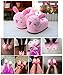 Outgeek Cute Plush Slippers Winter Thick House Slippers Fuzzy Animal Slippers