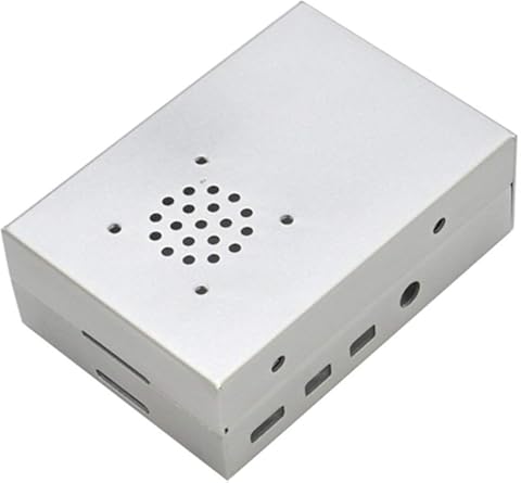 Rouku Ajuste para Raspberry Pi 4 Caja de Metal Caja Protectora Caja de Carcasa Piezas de Repuesto para Raspberry