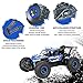 RC Car, SPESXFUN Newest 2.4 Ghz High Speed Remote Control Car 1/16 Scale Off Road RC Trucks with Two Rechargeable Batteries, Racing Toy Car for All Adults & Kids(Blue)
