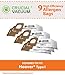 9 Replacements for Hoover Type I Bags Fit Platinum UH30010COM Uprights, Compatible With Part # AH10005 & 985059002, by Think Crucial