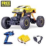 Geekper Electric RC Cars Built with LED Headlights - Offroad Remote Control Car RTR RC Buggy RC Monster Truck 1:16 4WD 2.4Ghz High Speed ( with 2 Rechargeable Battery )
