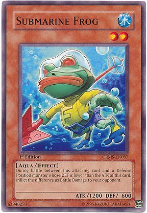 Yu-Gi-Oh! - Submarine Frog (CRMS-EN087) - Crimson Crisis - 1st Edition - Common