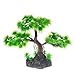 Saim Artificial Pine Tree Plastic Plant Decor for Aquarium Fish Tank Bonsai Ornament Red Green 7