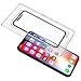 Simpeak 3D-Curved Tempered Screen Protector Film for iPhone X (iPhone 10), 9H Hardness, Bubble Free, Anti-Fingerprint with Applying Tool, Black